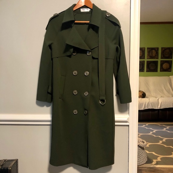Jackets & Blazers - Green Military Coat